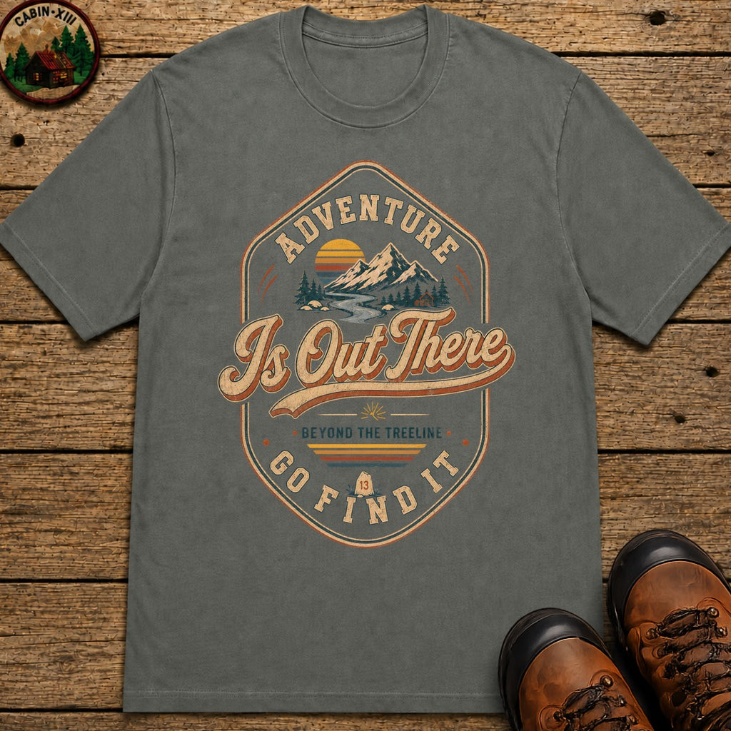 Adventure Is Out There T-Shirt - Pepper