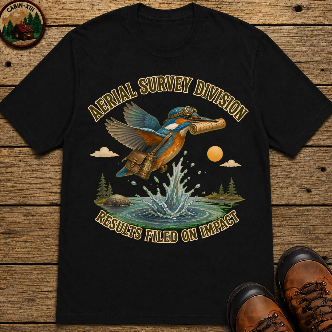 Aerial Survey T-Shirt - Black