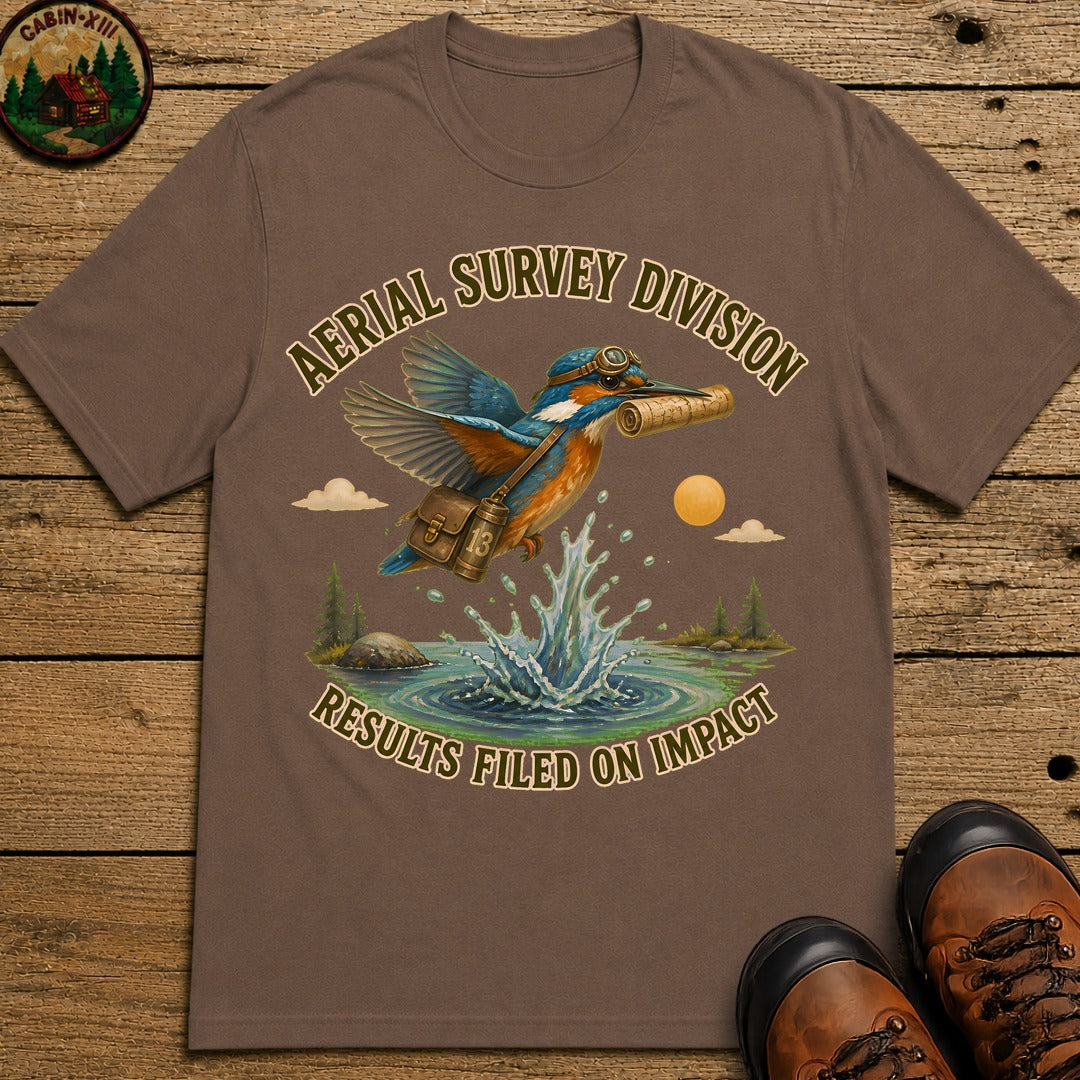 Aerial Survey T-Shirt - Espresso