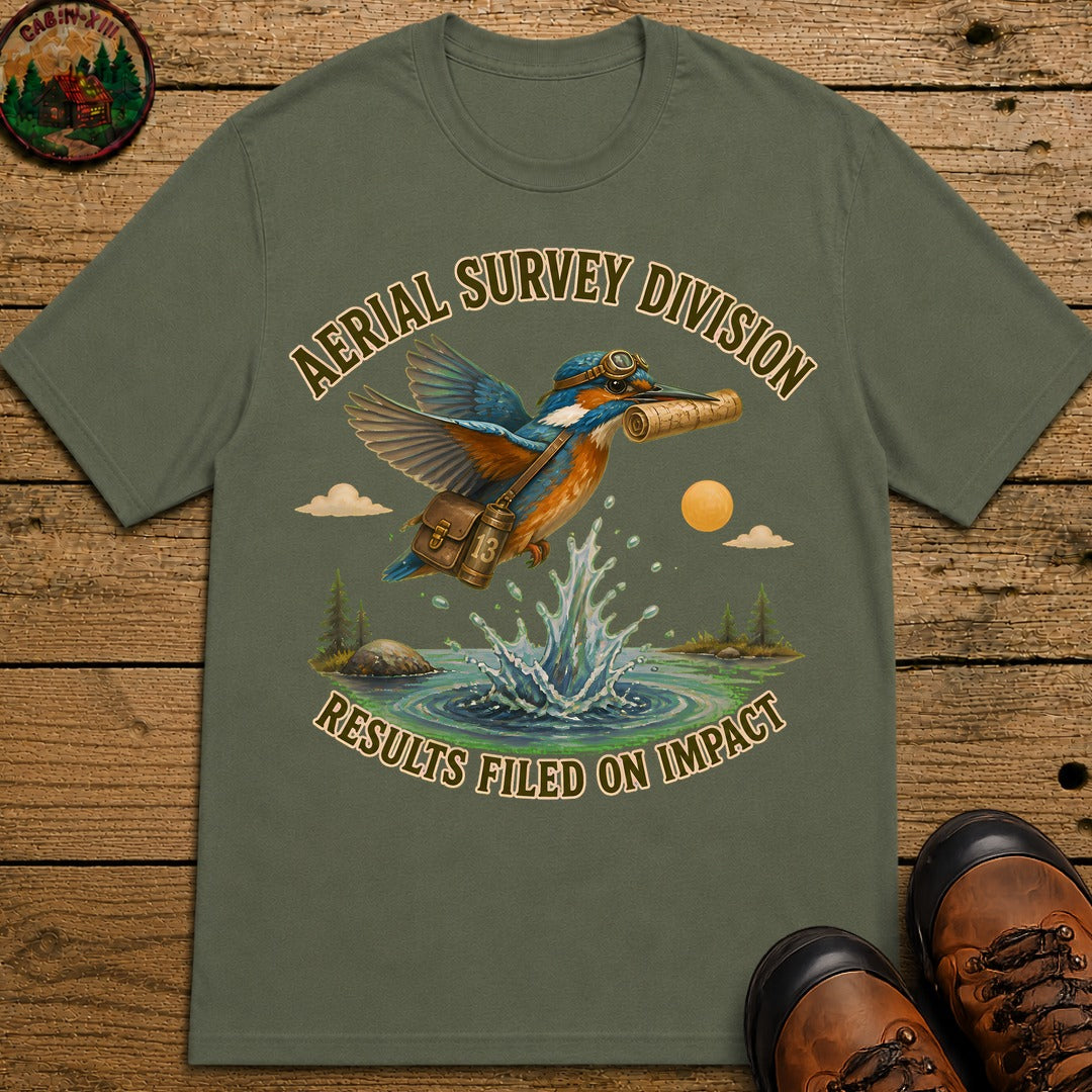 Aerial Survey T-Shirt - Moss