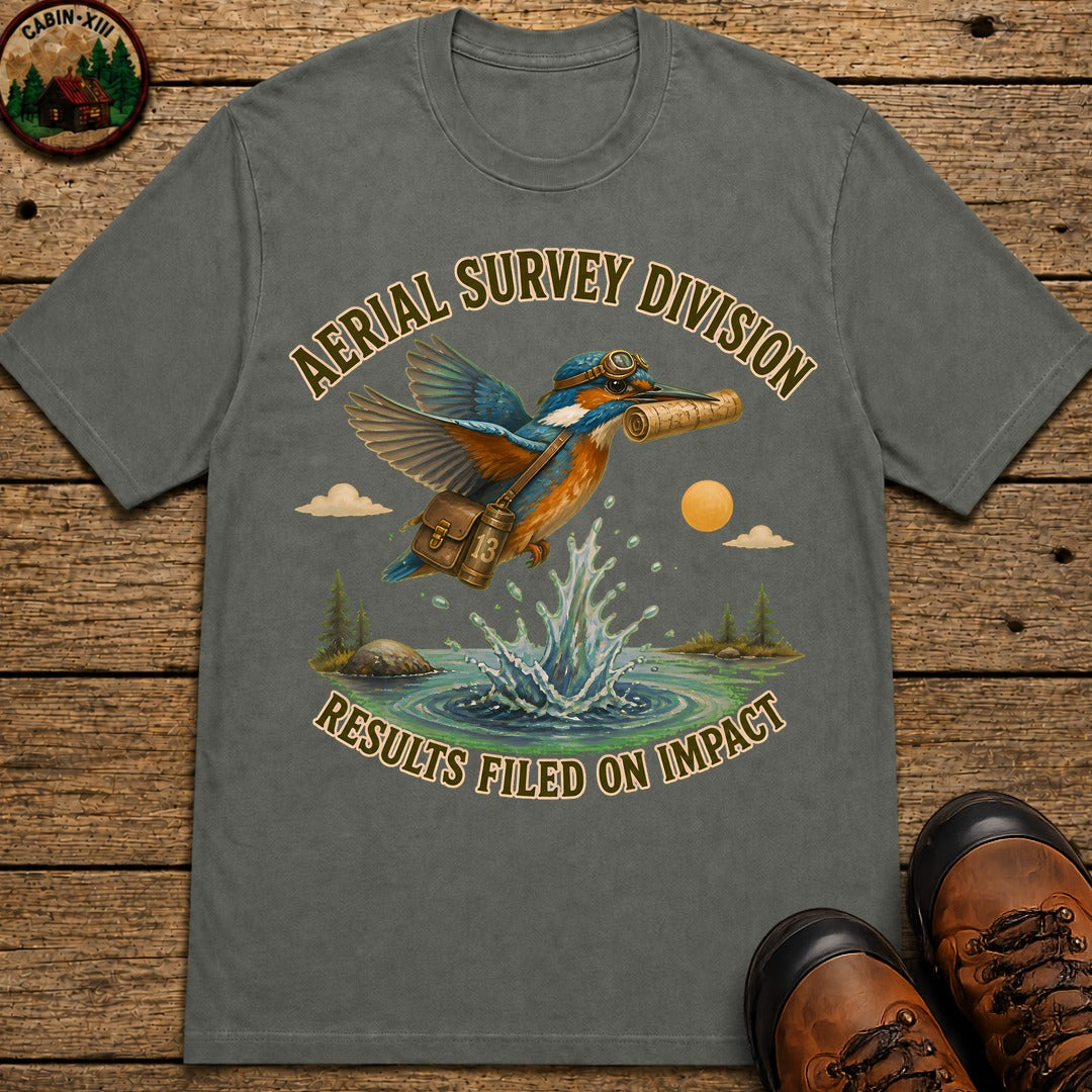 Aerial Survey T-Shirt - Pepper