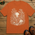 Alien Hiding in the Bushes T-Shirt - Yam