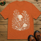 Alien Hiding in the Bushes T-Shirt - Yam