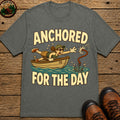 Anchored For The Day T-Shirt - Pepper