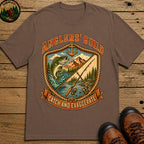 Angler'S Guild Crest T Shirt - Espresso