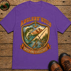 Angler'S Guild Crest T Shirt - Grape