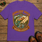 Angler'S Guild Crest T Shirt - Grape