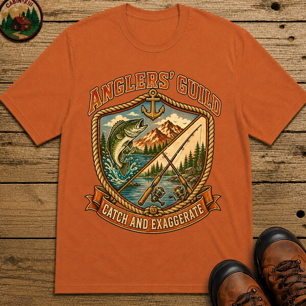 Angler'S Guild Crest T Shirt - Yam