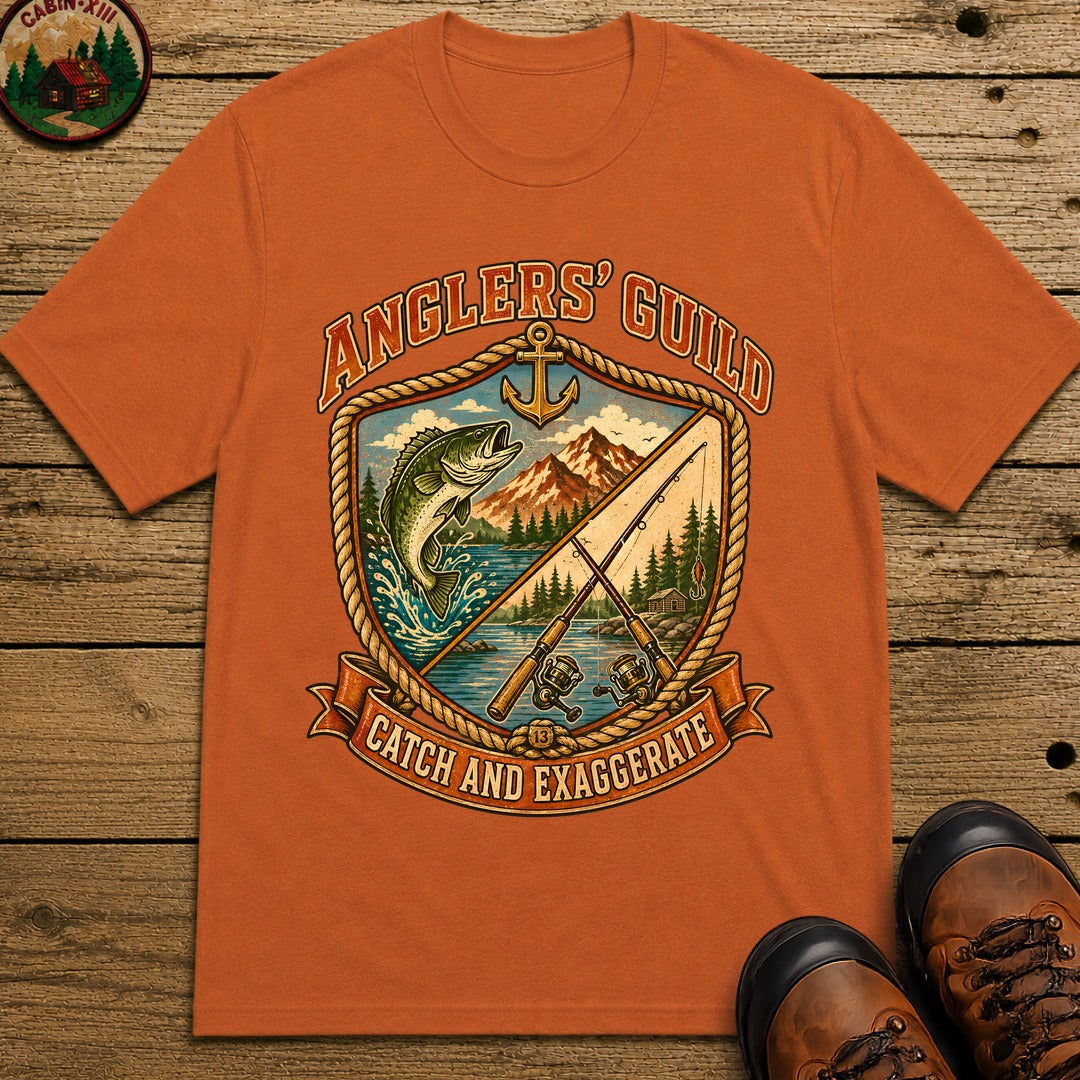 Angler'S Guild Crest T Shirt - Yam