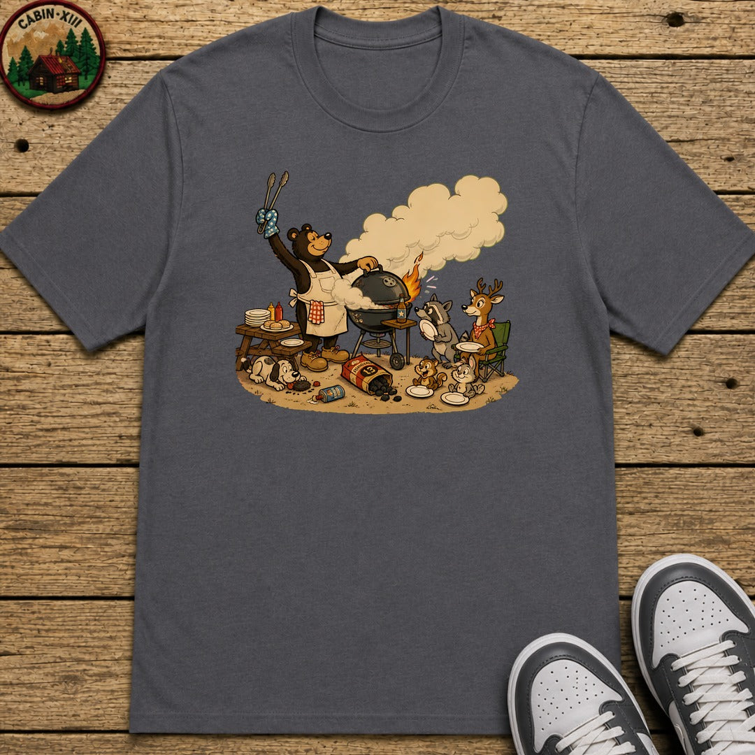 Animal Cookout Kids T-Shirt - Charcoal