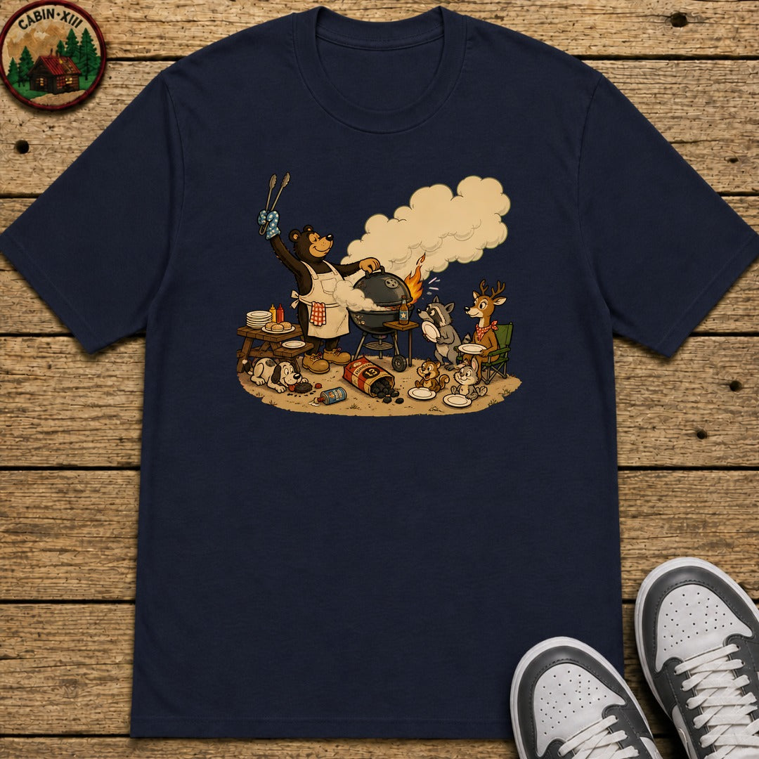 Animal Cookout Kids T-Shirt - Navy