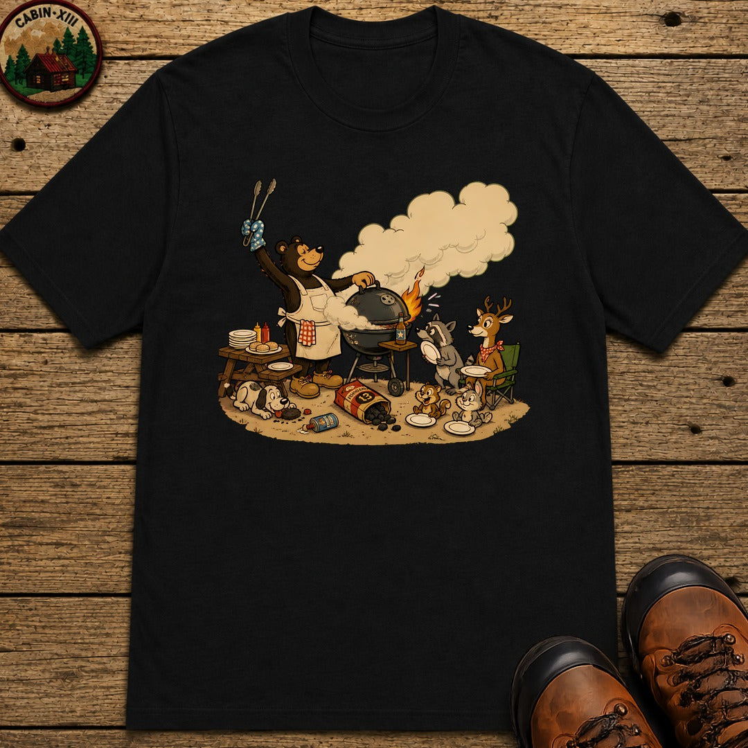 Animal Cookout T-Shirt - Black