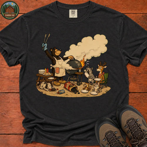 Animal Cookout T-Shirt - Black