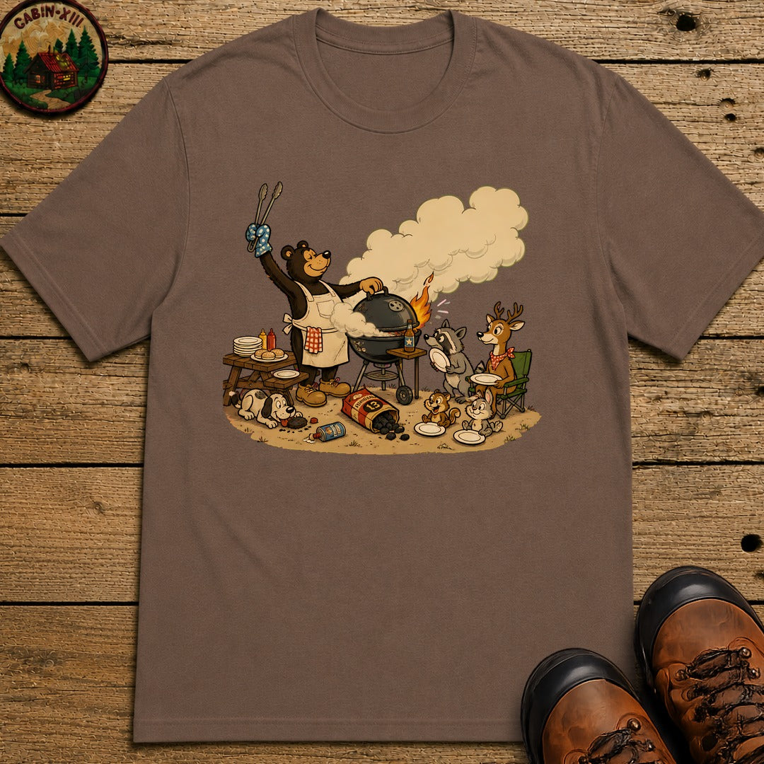 Animal Cookout T-Shirt - Espresso