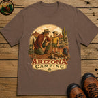 Arizona Camping: Dad and Son T-Shirt - Espresso