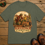 Arizona Camping: Dad and Son T-Shirt - Moss