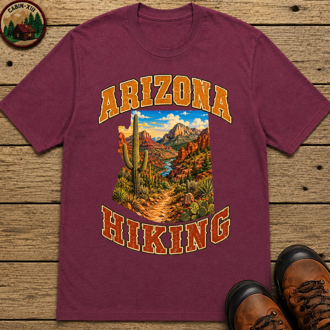 Arizona Hiking T-Shirt - Berry
