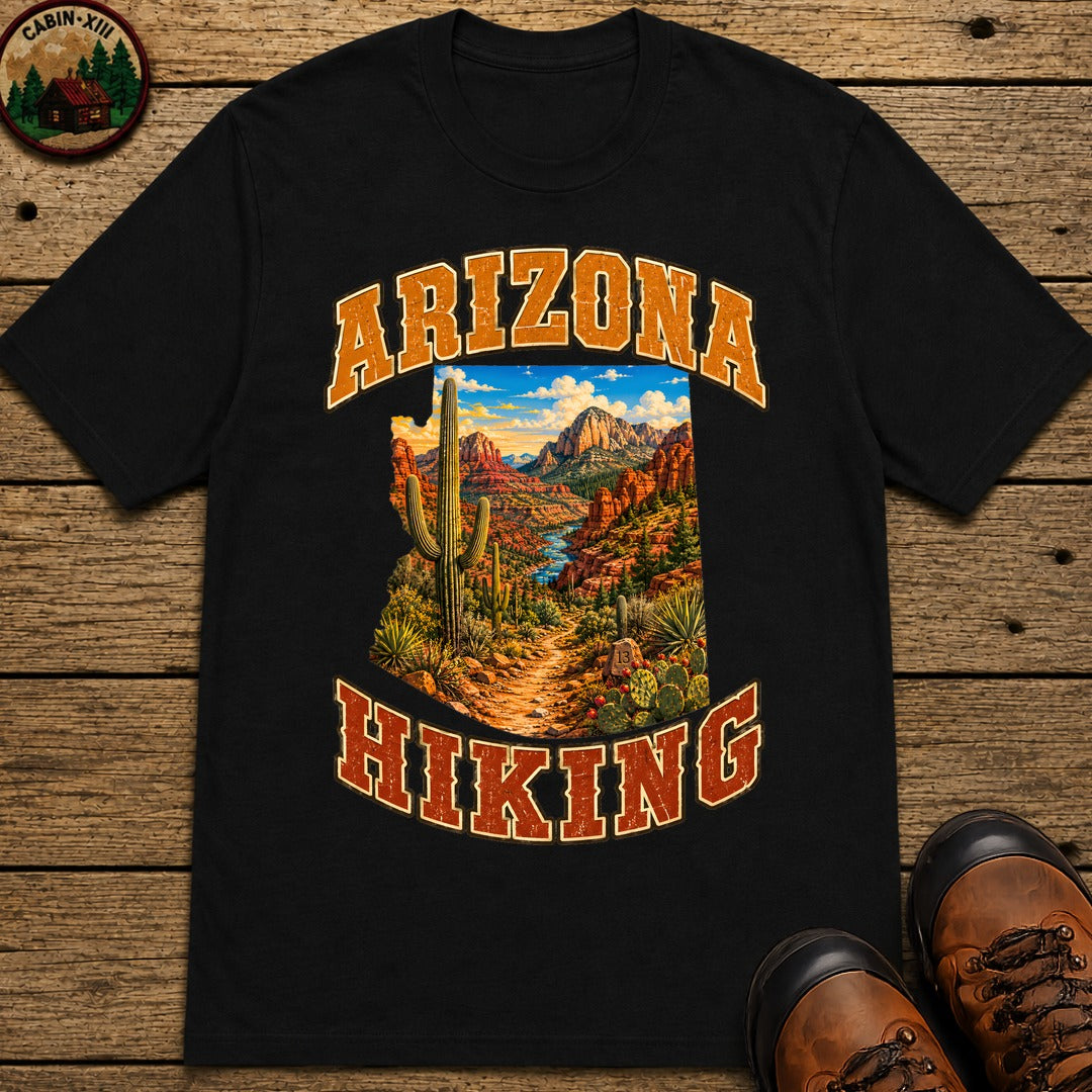 Arizona Hiking T-Shirt - Black