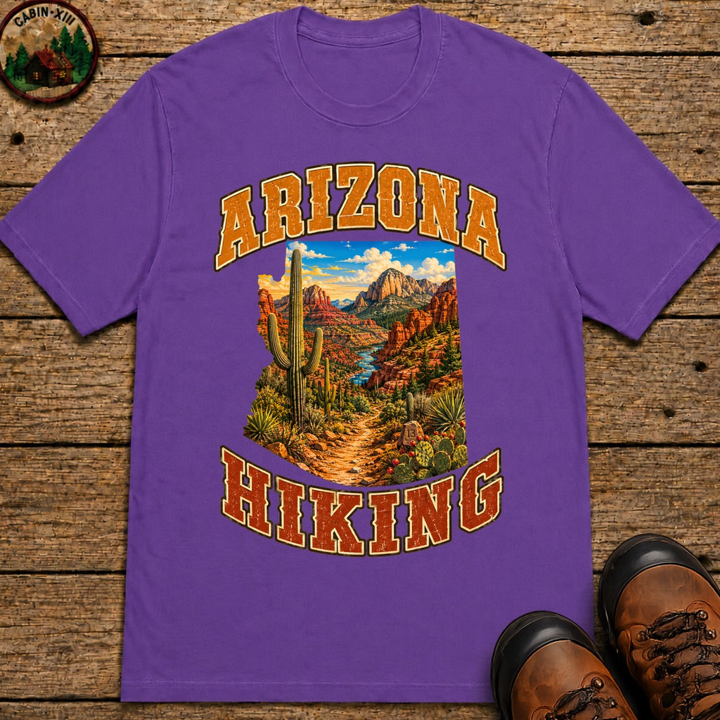 Arizona Hiking T-Shirt - Grape