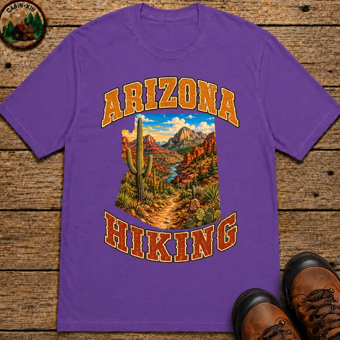 Arizona Hiking T-Shirt - Grape