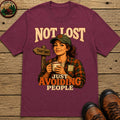 Avoiding People T-Shirt - Berry