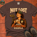 Avoiding People T-Shirt - Espresso