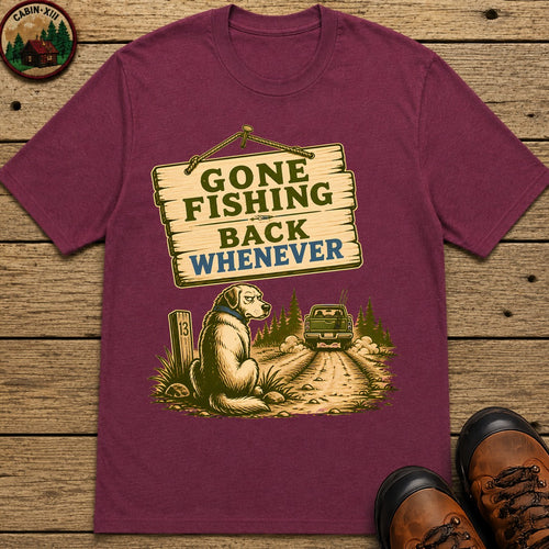 Back Whenever T-Shirt - Berry