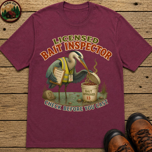 Bait Inspector T-Shirt - Berry