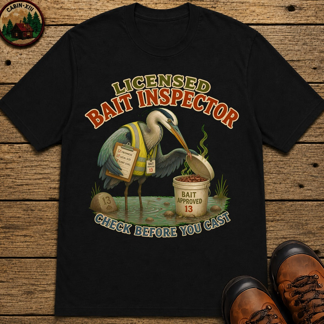 Bait Inspector T-Shirt - Black