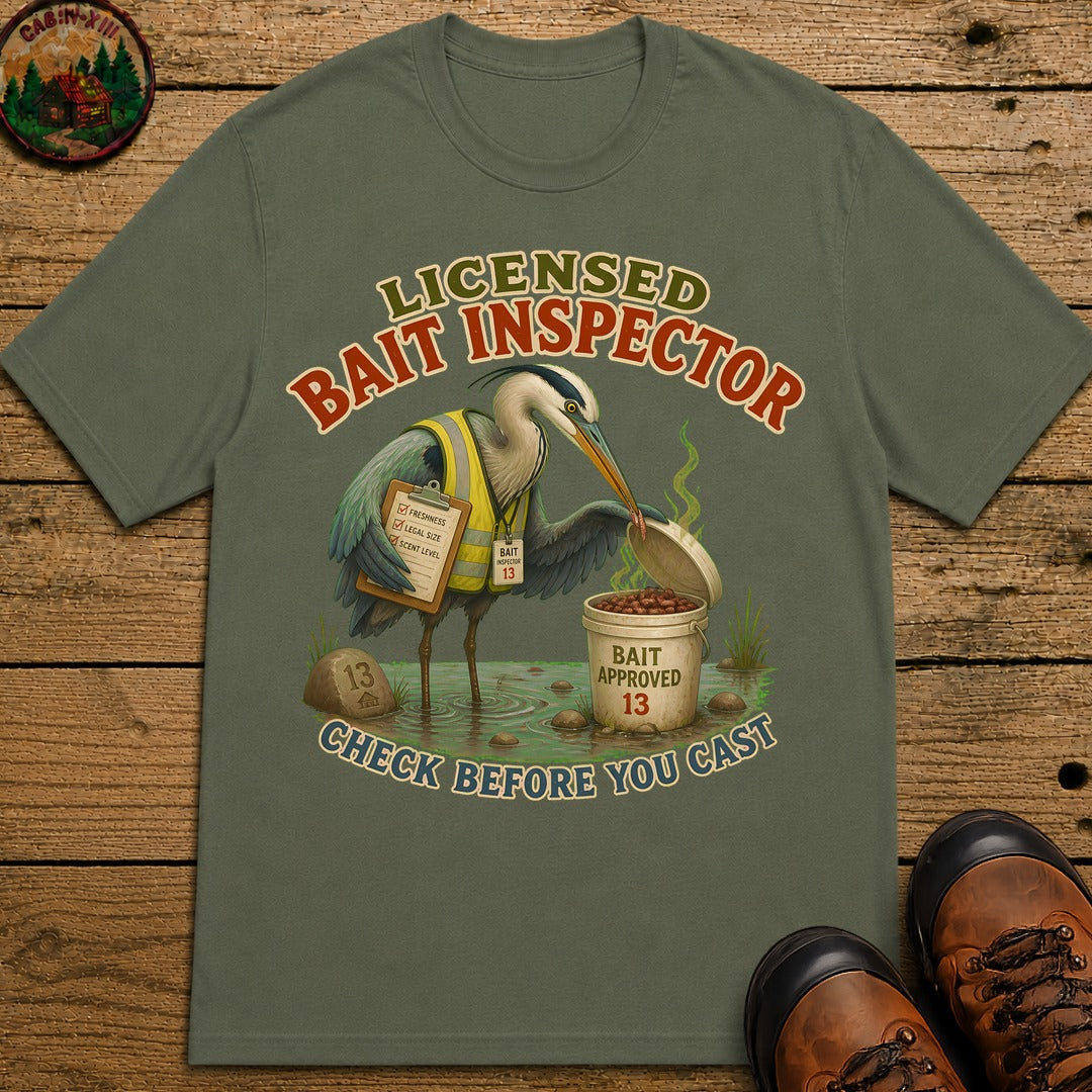 Bait Inspector T-Shirt - Moss