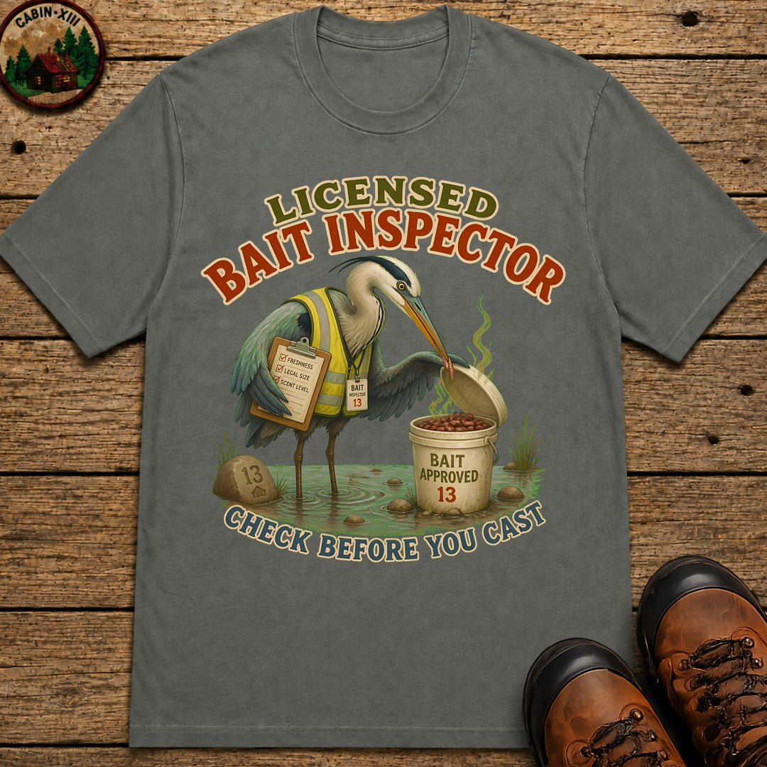 Bait Inspector T-Shirt - Pepper