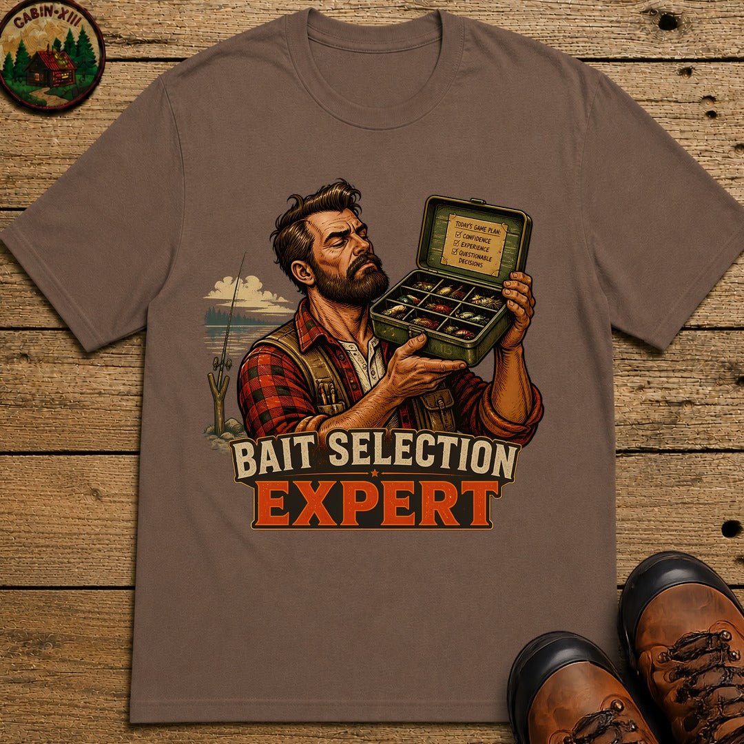 Bait Selection Expert Pin Up T-Shirt - Espresso