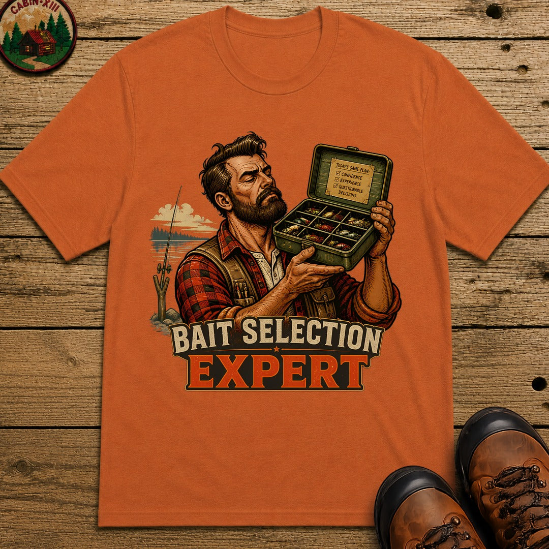 Bait Selection Expert Pin Up T-Shirt - Yam