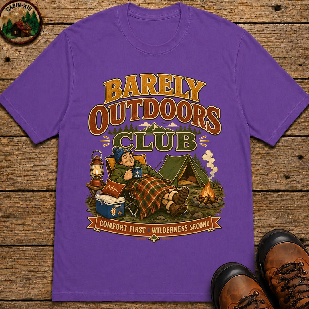 Barely Outdoors Club T-Shirt - Grape