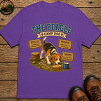 Beagle Camp Dog T-Shirt - Grape