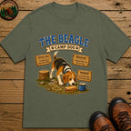 Beagle Camp Dog T-Shirt - Moss