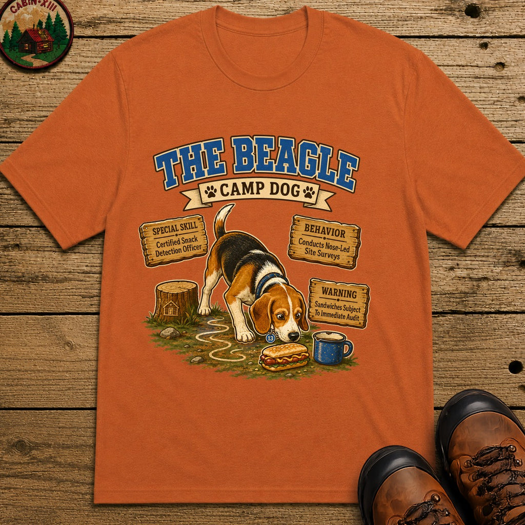 Beagle Camp Dog T-Shirt - Yam