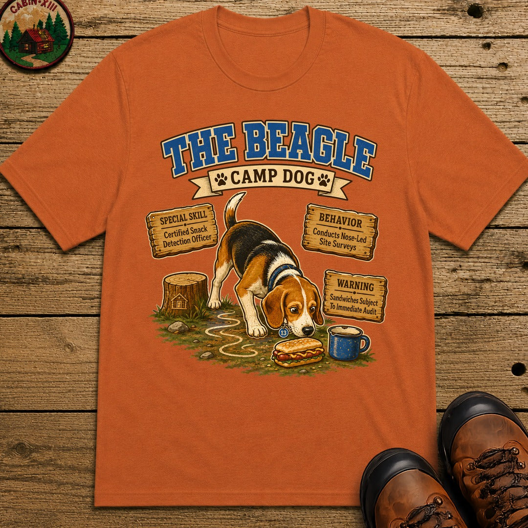 Beagle Camp Dog T-Shirt - Yam