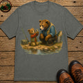 Bear Cub Fishing T-Shirt - Pepper