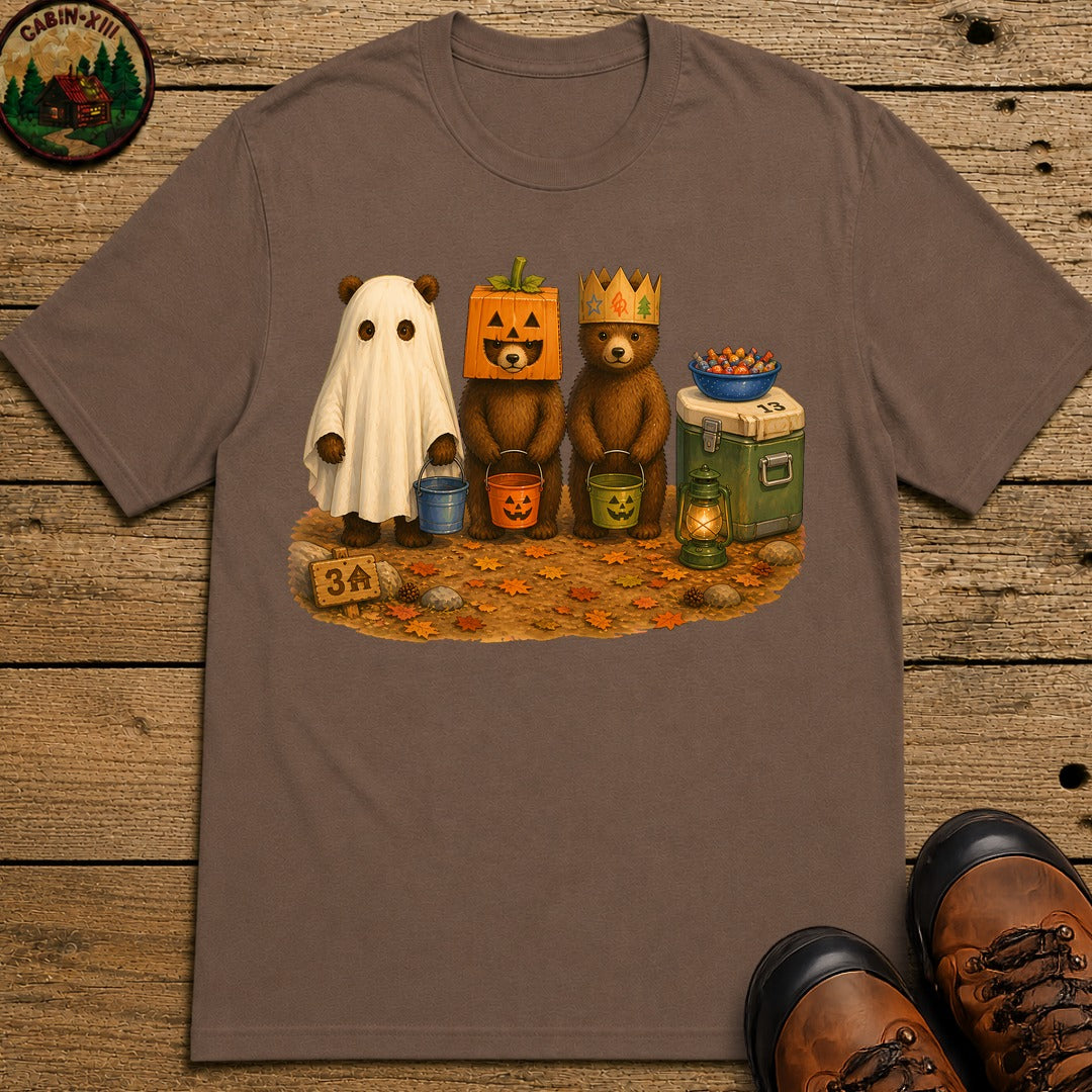 Bear Cub Trick Or Treat Halloween T-Shirt - Espresso