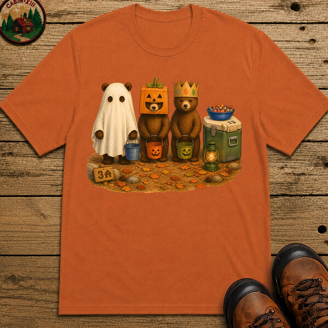 Bear Cub Trick Or Treat Halloween T-Shirt - Yam