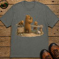 Bear Scenic View T-Shirt - Pepper