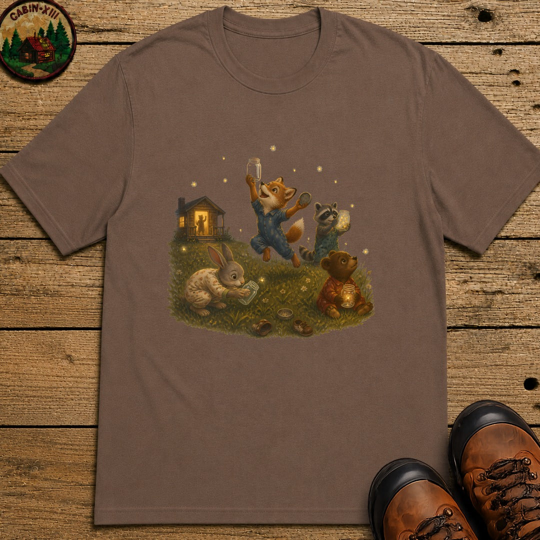 Bedtime Fireflies T-Shirt - Espresso