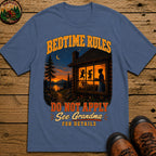 Bedtime Rules Do Not Apply See Grandma for Details — Camping Tee - Blue Jean