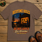 Bedtime Rules Do Not Apply See Grandma for Details — Camping Tee - Espresso