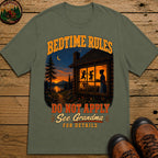 Bedtime Rules Do Not Apply See Grandma for Details — Camping Tee - Moss