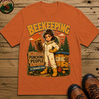 Beekeeping Because Punching People Is Frowned Upon Funny Tee - Yam