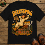 Beekeeping Because Therapy Is Expensive Tee - Black