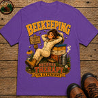Beekeeping Because Therapy Is Expensive Tee - Grape