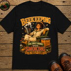 Beekeeping The Only Hobby Where Smoking Is Self Care Tee - Black